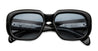 Ottica Mondello Roma - Jacques Marie Mage - JMMKB-6W - KOBO - TITAN - Acetate - shape Oval - Black - EYEWEAR - SUNGLASSES - Unisex,Uomo,Donna,Women,Men - lens azure blue - Made In Japan