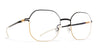 Ottica Mondello Roma - Mykita - 10086027 - CAT - GOLD / JET BLACK RX - stainless steel - shape Squared - gold, black - EYEWEAR - EYEGLASSES - Donna,Women - lens Clear - Made In Germany