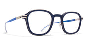 Ottica Mondello Roma - Mykita - 10084944 - FIR MHL3 - Navy / Shiny Silver RX - stainless steel - shape Squared - Blue Navy - EYEWEAR - EYEGLASSES - Unisex,Uomo,Donna,Women,Men - lens Clear - Made In Germany