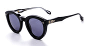 Ottica Mondello Roma - Daizo - A-CR001e-B1-AG01 - ADI - BLACK / polished titanium - Acetate, titanium - shape Panto - Black - EYEWEAR - SUNGLASSES - Unisex,Uomo,Donna,Women,Men - lens Grey - Made In Japan