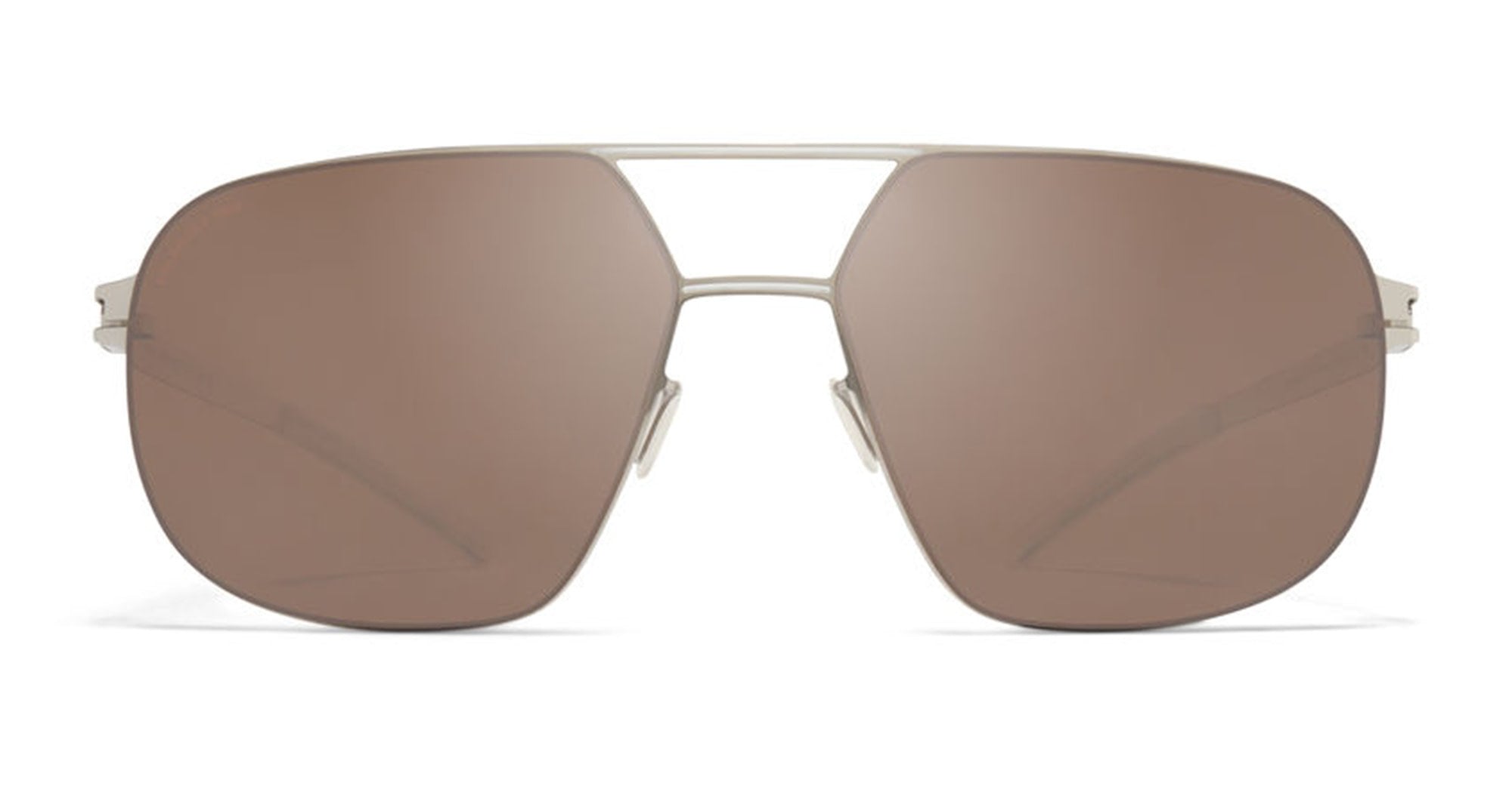 Ottica Mondello Roma - Mykita - 10081983 - ANGUS - SILVER / WHITE RX - stainless steel - shape  - Silver - EYEWEAR - SUNGLASSES - Uomo,Men - lens  - Made In Germany