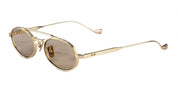 Ottica Mondello Roma - Cutler and Gross - CGST-1427-51-02 - LADBROKE 1427 - GOLD - Titanium - shape Oval - Gold - EYEWEAR - SUNGLASSES - Unisex,Uomo,Donna,Women,Men - lens light brown - Made In Japan