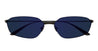 Ottica Mondello Roma - Balenciaga - BB0412S-003 - BB0412S-003 - GREY - Metal - shape Oval - grey - EYEWEAR - SUNGLASSES - Unisex,Uomo,Donna,Women,Men - lens Blue - Made In Italy