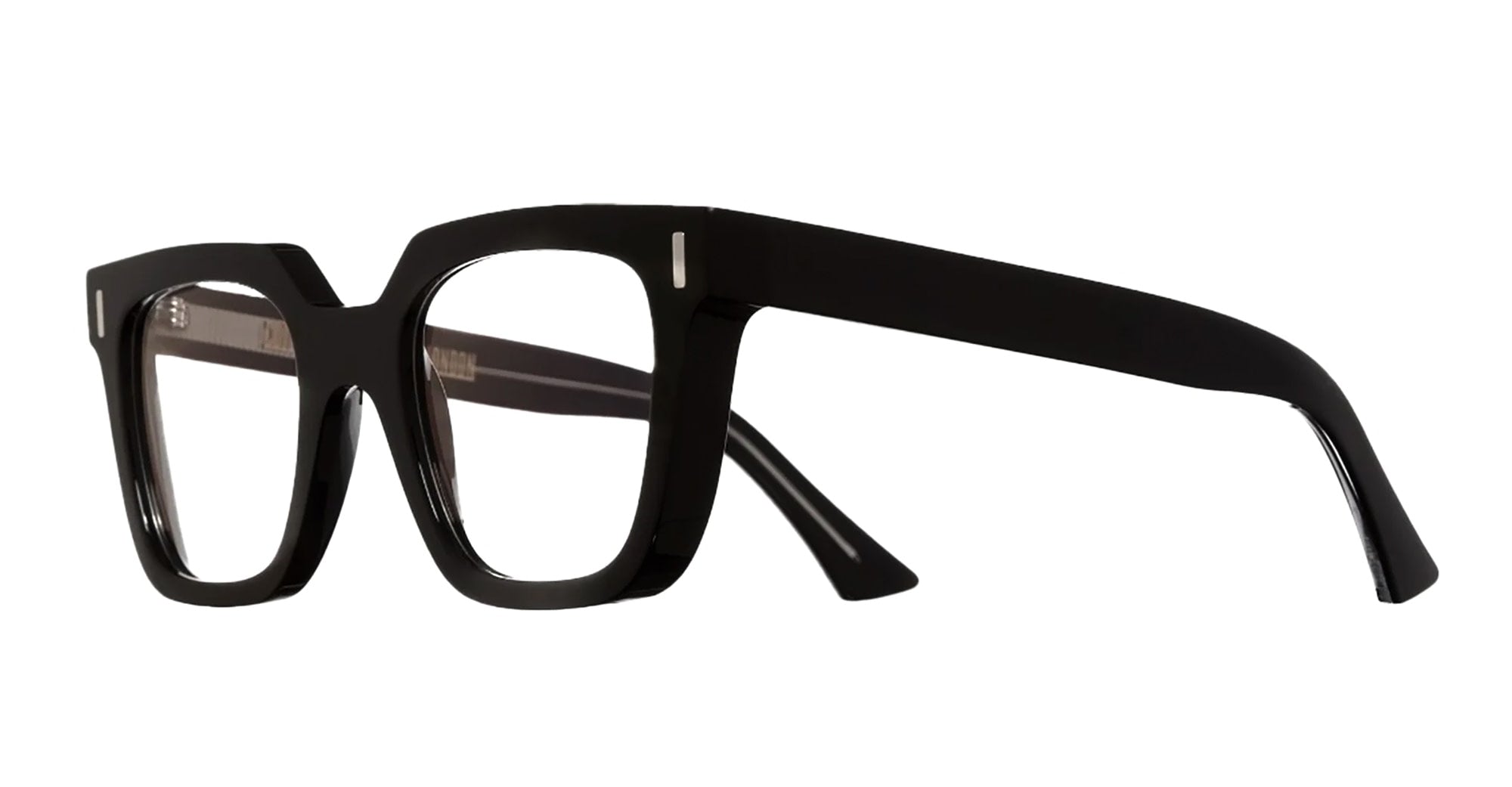Ottica Mondello Roma - Cutler and Gross - CGOP-1305-51-01 - 1305 - BLACK RX - Acetate - shape Squared - Black - EYEWEAR - EYEGLASSES - Unisex,Uomo,Donna,Women,Men - lens Clear - Made In Italy