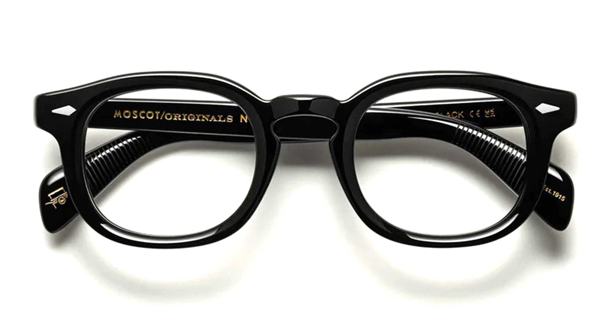 Ottica Mondello Roma - Moscot - OR-MEK-O46240200-01 - MEKLER (46) - BLACK RX - Acetate - shape Panto - Black - EYEWEAR - EYEGLASSES - Unisex,Uomo,Donna,Women,Men - lens Clear - Made In China