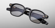 Ottica Mondello Roma - Jacques Marie Mage - JMMZPX-K43 - ZEPHIRIN 47 - GRIFFIN - Acetate - shape Squared - Black - EYEWEAR - SUNGLASSES - Unisex,Uomo,Donna,Women,Men - lens Grey - Made In Japan