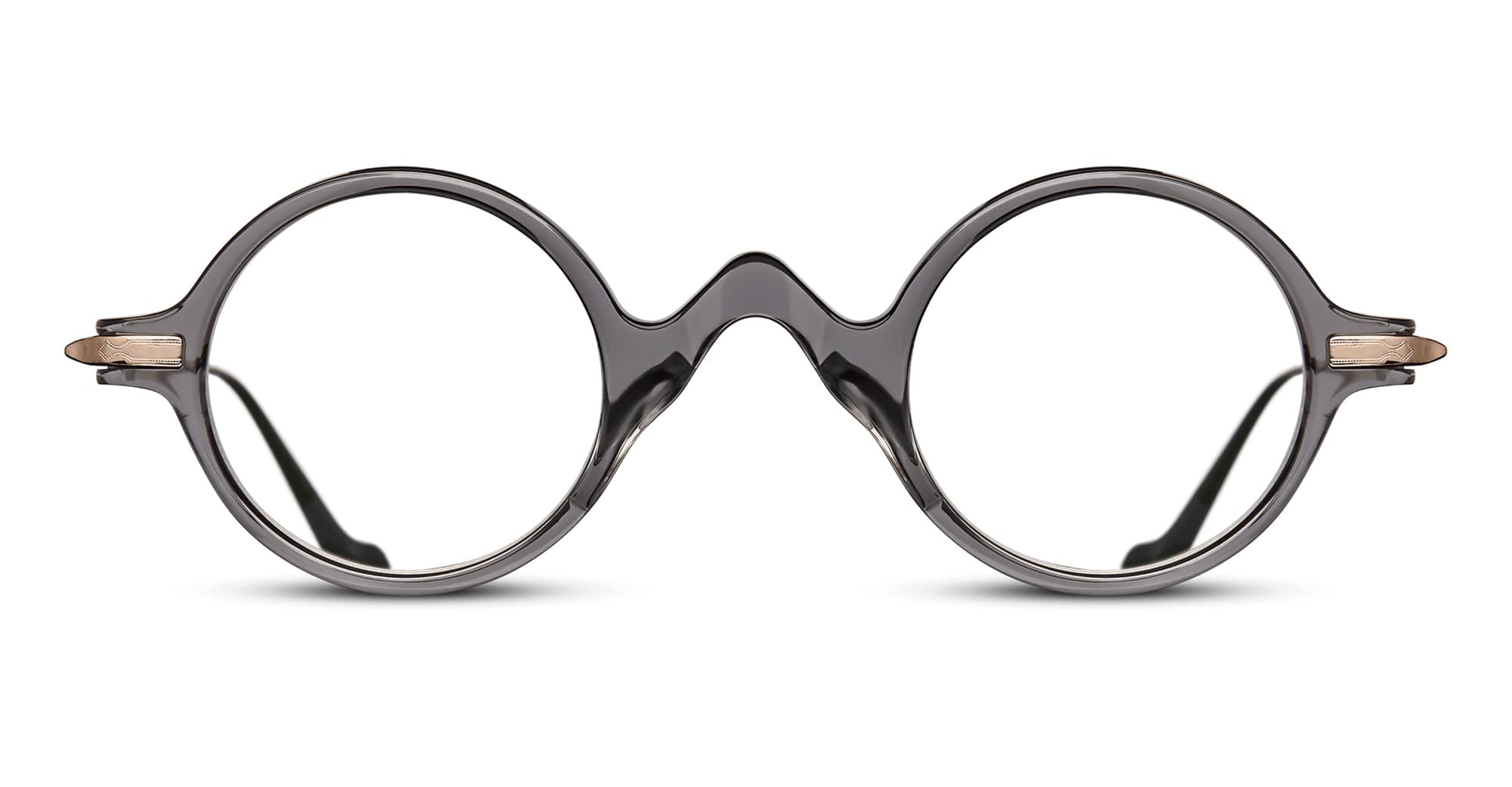 Ottica Mondello Roma - Matsuda - MXMF1.RX.GRC.41 - MXMF1 - GREY CRYSTAL RX - Acetate - shape Round - grey - EYEWEAR - EYEGLASSES - Unisex,Uomo,Donna,Women,Men - lens Clear - Made In Japan