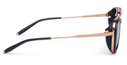 Ottica Mondello Roma - Akoni - AKS-525A-54 - SPITZER - BRUSHED ROSE GOLD/ MATTE BLACK - titanium, acetate - shape Aviator - rose gold, black - EYEWEAR - SUNGLASSES - Unisex,Uomo,Donna,Women,Men - lens Gradient grey - Made In Japan