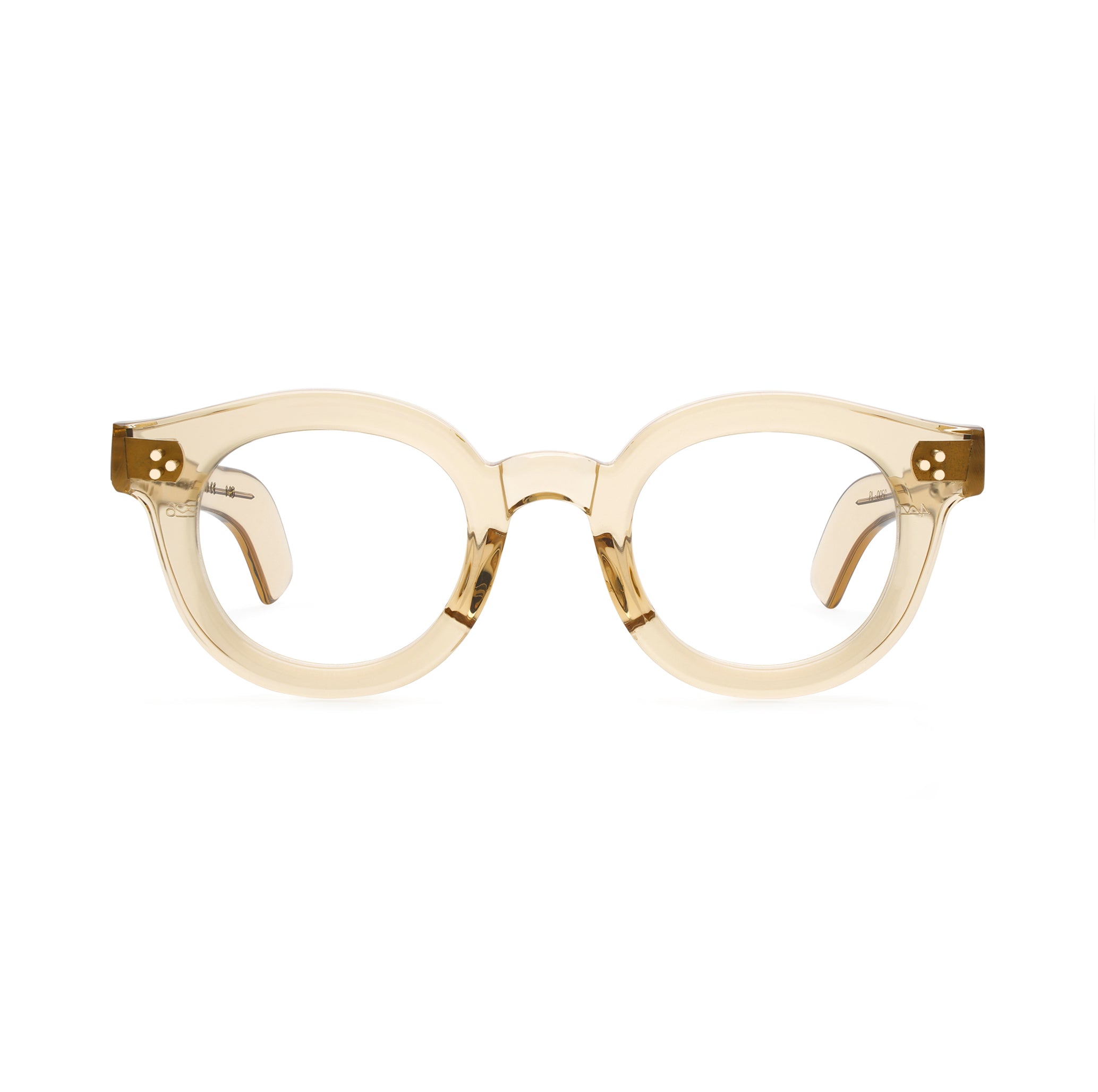 Ottica Mondello Roma - Max Pittion - MXPL-005G - MAESTRO 44 - DUSTY CHAMPAGNE RX - Acetate - shape  - Champagne - EYEWEAR - EYEGLASSES - Unisex,Uomo,Donna,Women,Men - lens  - Made In Japan