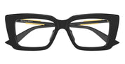 Ottica Mondello Roma - Bottega Veneta - BV1448O-001 - BV1448O-001 - BLACK RX - Acetate - shape Squared - Black - EYEWEAR - EYEGLASSES - Donna,Women - lens Clear - Made In Italy