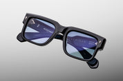 Ottica Mondello Roma - Jacques Marie Mage - JMMHE-K5 - HEMMINGS - OBSCURE - Acetate - shape Squared - Black - EYEWEAR - SUNGLASSES - Unisex,Uomo,Donna,Women,Men - lens Gradient blue - Made In Japan