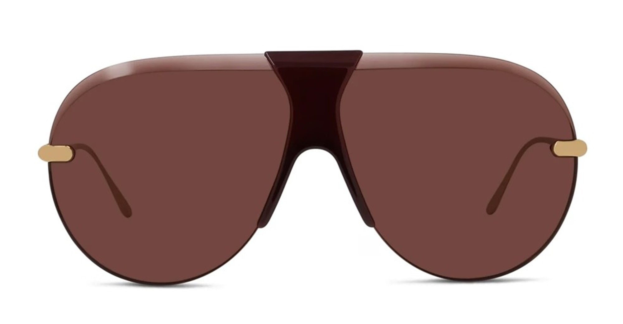 Ottica Mondello Roma - Loewe - LW40192U0030S - SLIM RED AVIATOR RIMLESS SUNGLASSES - Acetate, metal - shape Aviator - red - EYEWEAR - SUNGLASSES - Donna,Women - lens red - Made In Italy