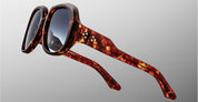 Ottica Mondello Roma - Jacques Marie Mage - JMMYK-7U - OCEAN CHILD - BRECCIA - Acetate - shape Round - Havana - EYEWEAR - SUNGLASSES - Donna,Women - lens Gradient blue - Made In Japan