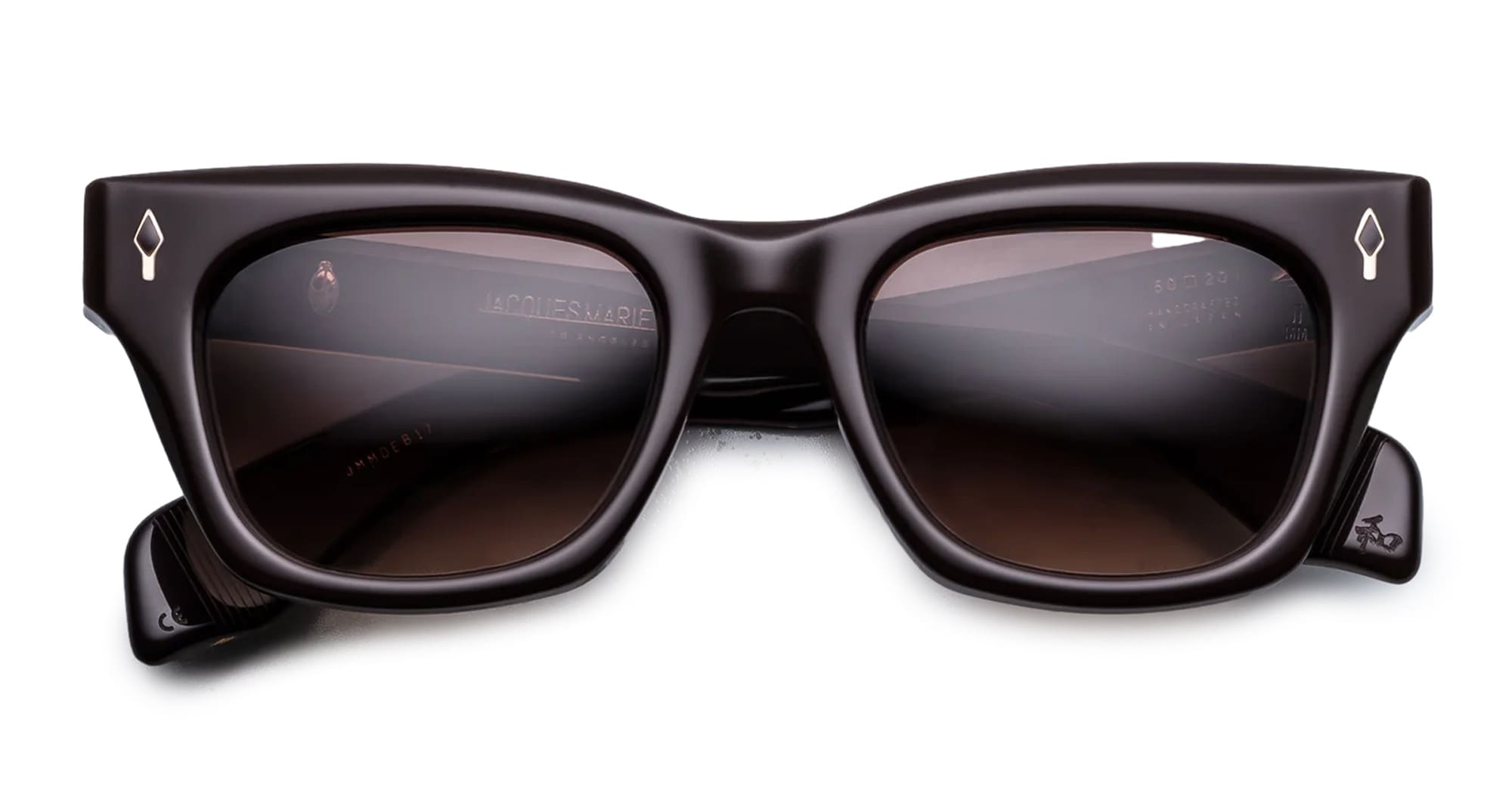 Ottica Mondello Roma - Jacques Marie Mage - JMMDE-B17 - DEALAN EPOXY II - GANACHE - Acetate - shape Squared - brown - EYEWEAR - SUNGLASSES - Unisex,Uomo,Donna,Women,Men - lens Brown - Made In Japan