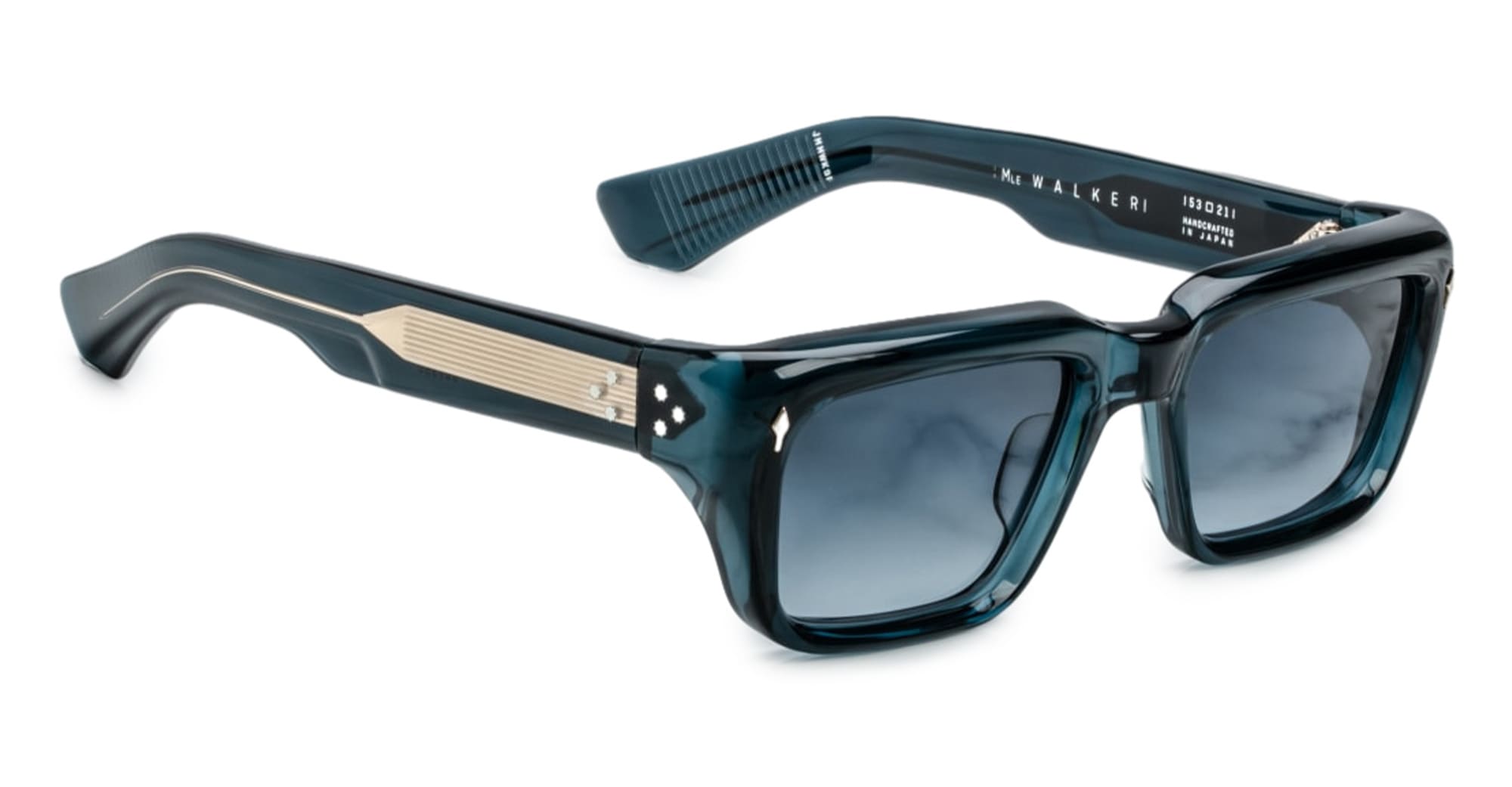 Ottica Mondello Roma - Jacques Marie Mage - JMMWK-9F - WALKER - INDIGO                                    - Acetate - shape Rectangular - blue - EYEWEAR - SUNGLASSES - Uomo,Men - lens Gradient blue - Made In Japan