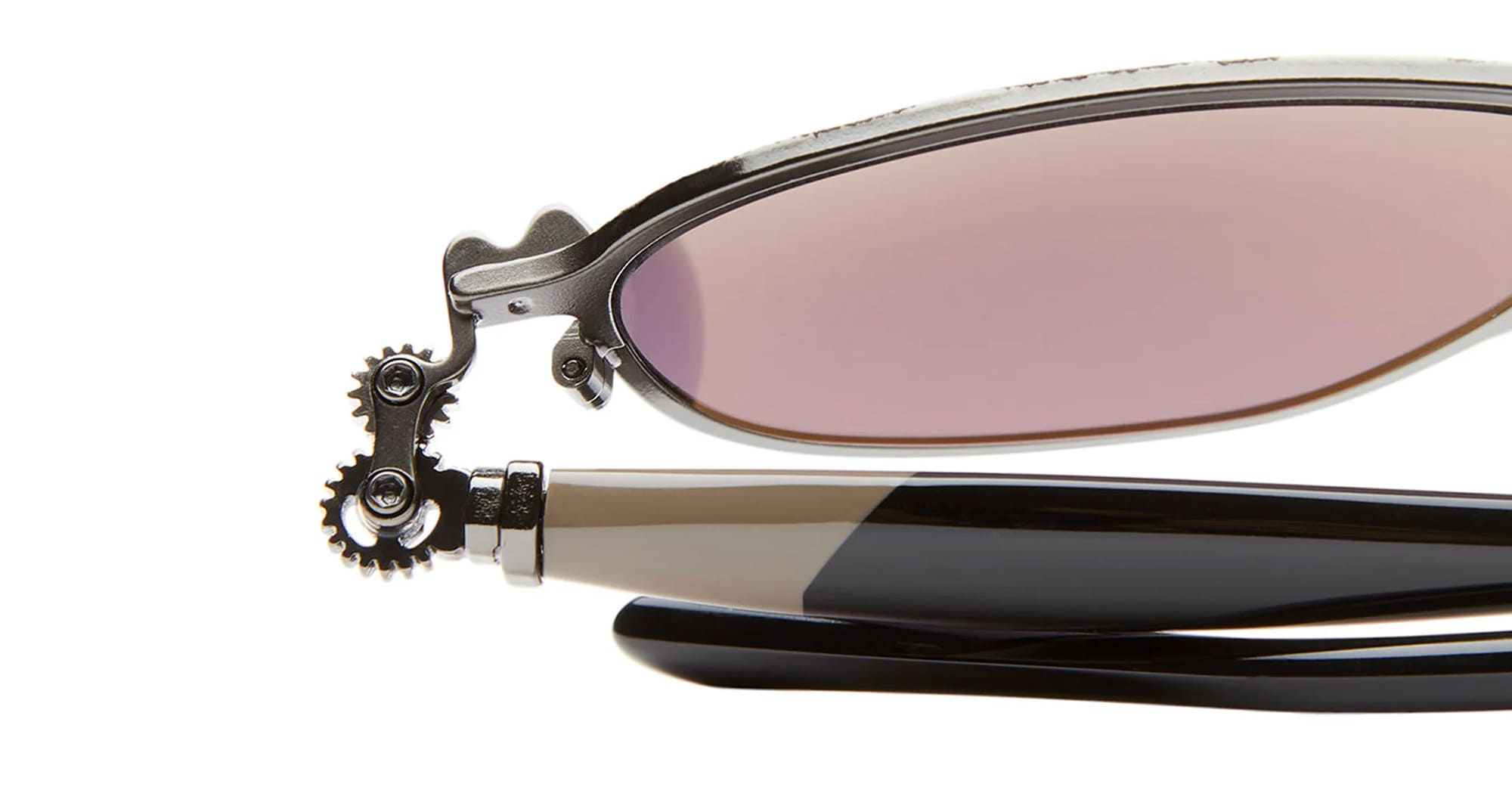 Ottica Mondello Roma - Kuboraum - KRSJ71RH0000004Y - MASK J71 RH - RUTHENIUM - Metal - shape Oval - Ruthenium - EYEWEAR - SUNGLASSES - Unisex,Uomo,Donna,Women,Men - lens Grey - Made In Italy