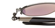 Ottica Mondello Roma - Kuboraum - KRSJ71RH0000004Y - MASK J71 RH - RUTHENIUM - Metal - shape Oval - Ruthenium - EYEWEAR - SUNGLASSES - Unisex,Uomo,Donna,Women,Men - lens Grey - Made In Italy