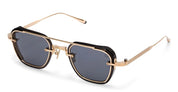 Ottica Mondello Roma - Akoni - AKS-537A-49 - JURA - CRYSTAL BLACK - titanium, acetate - shape Squared - Black, gold - EYEWEAR - SUNGLASSES - Unisex,Uomo,Donna,Women,Men - lens Grey - Made In Japan