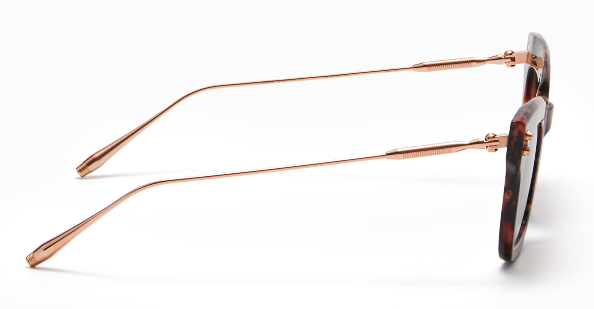 Innes - brown pink swirl / rose gold