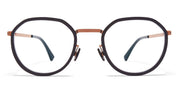 Ottica Mondello Roma - Mykita - 10016410 - JUSTUS - A37 - SHINY COPPER / CLEAR BLACK RX - stainless steel - shape Round - brown - EYEWEAR - EYEGLASSES - Unisex,Uomo,Donna,Women,Men - lens Clear - Made In Germany