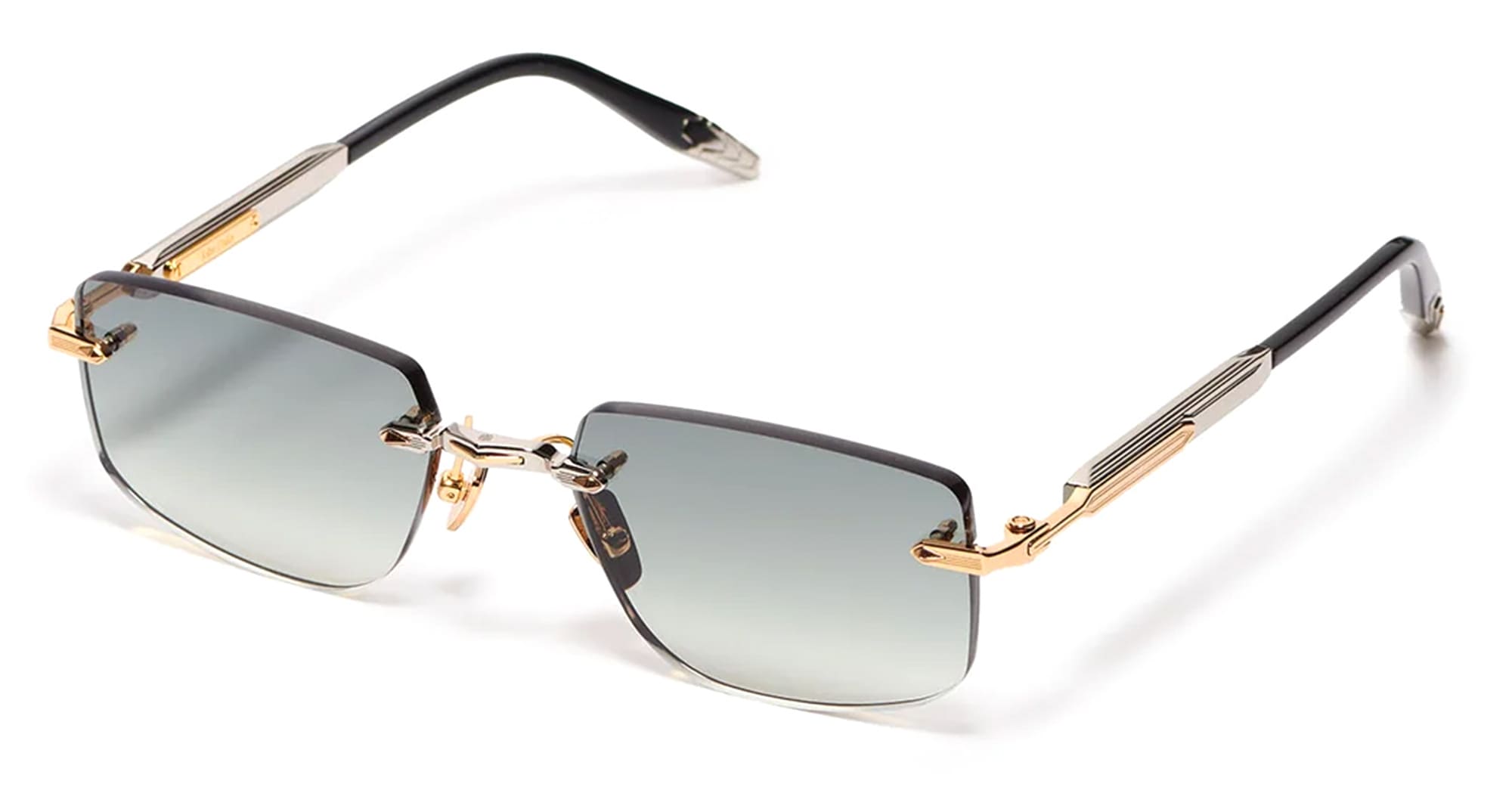  Platine Plated - Metal - shape  - Gold - EYEWEAR - SUNGLASSES - Unisex,Uomo,Donna,Women,Men - lens  - Made In France