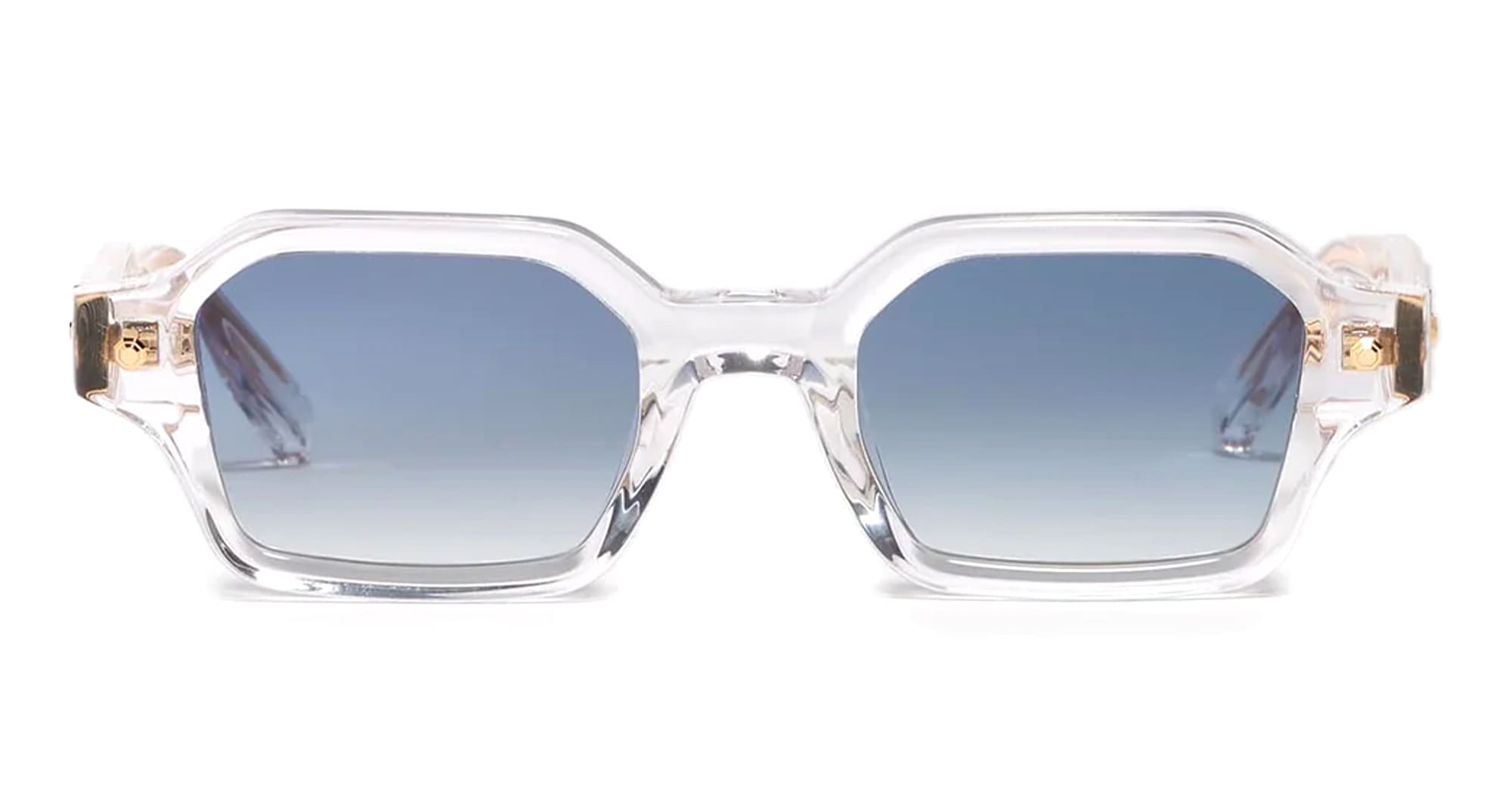 Ottica Mondello Roma - John Dalia - P09-C190 - PROJECT 09 - C190 Crystal / Yellow Gold - Metal - shape  - transparent, gold - EYEWEAR - SUNGLASSES - Unisex,Uomo,Donna,Women,Men - lens  - Made In France