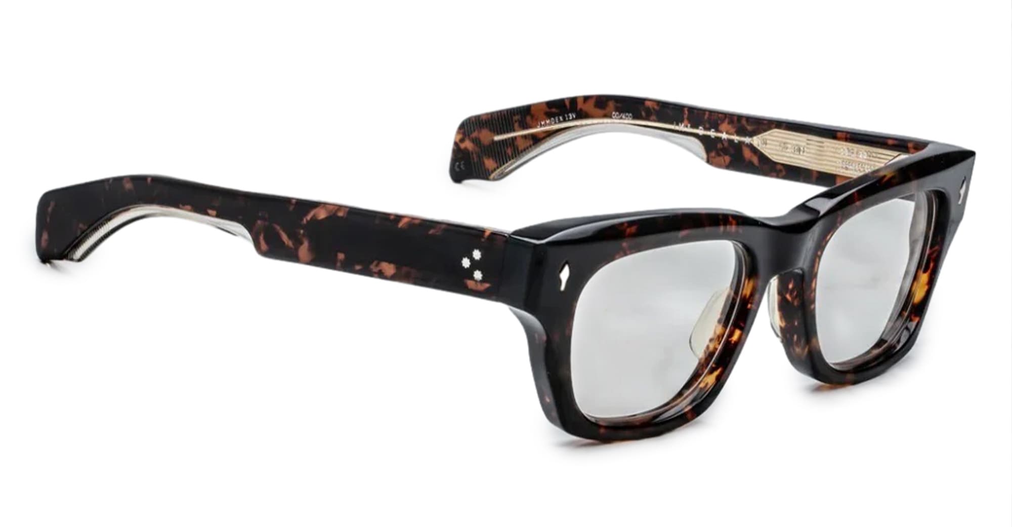 Ottica Mondello Roma - Jacques Marie Mage - JMMDERX-13V - DEALAN - BEAU RX - Acetate - shape Squared - Tortoise - EYEWEAR - SUNGLASSES - Unisex,Uomo,Donna,Women,Men - lens Clear - Made In Japan