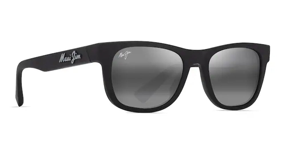 Ottica Mondello Roma - Maui Jim - MJ0687S-001 - KAULIKE - MATTE BLACK / NEUTRAL GREY - nylon - shape Classic - Black - EYEWEAR - SUNGLASSES - Unisex,Uomo,Donna,Women,Men - lens Grey - Made In Japan