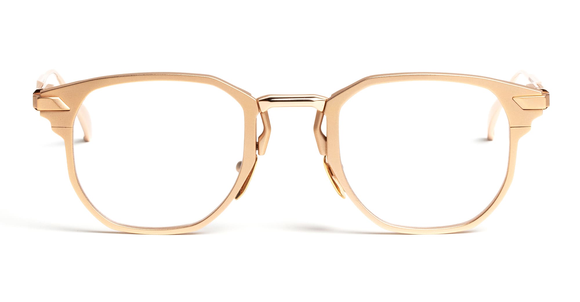 Ottica Mondello Roma - Movitra - VIS INSITA 01-C3 D - VIS INSITA 01 - C2 Light Gold RX - Titanium - shape Panto - Gold - EYEWEAR - EYEGLASSES - Uomo,Men - lens Clear - Made In Italy
