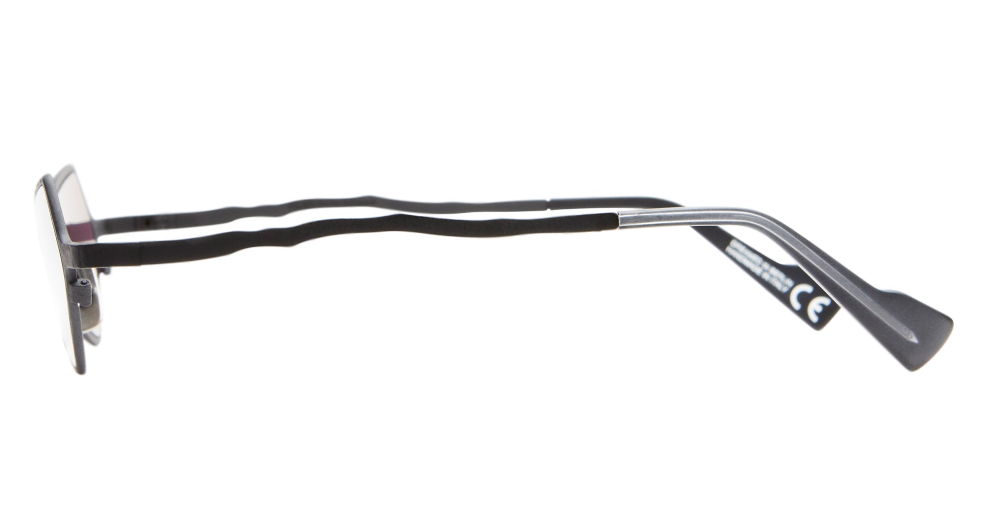 Ottica Mondello Roma - Kuboraum - KRSZ25BB0000002Y - MASK Z25 - BLACK MATTE - metal, acetate - shape Geometrical - black matte - EYEWEAR - SUNGLASSES - Unisex,Uomo,Donna,Women,Men - lens dark grey - Made In Italy