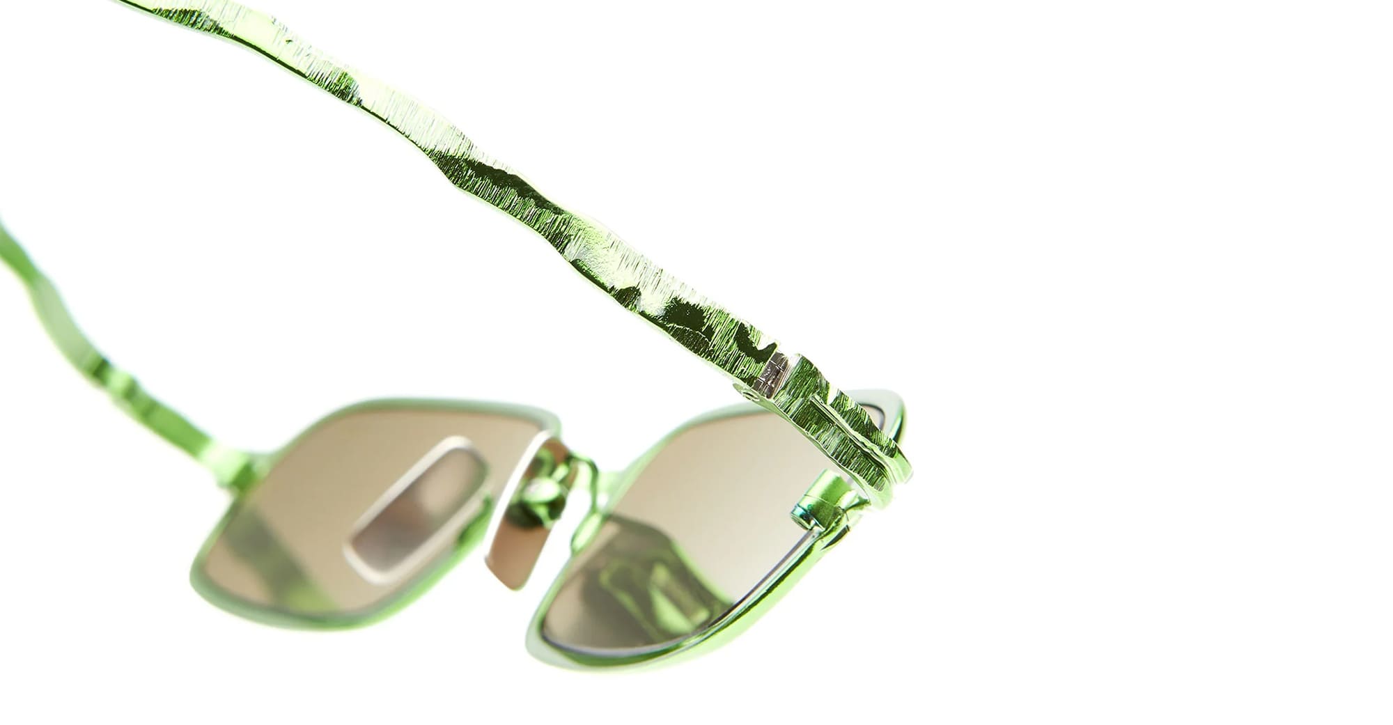 Ottica Mondello Roma - Kuboraum - KRSZ18HB000000FE - MASK Z18 HB - HAMBURGER BANHOFF - metal, acetate - shape Rectangular - green - EYEWEAR - SUNGLASSES - Unisex,Uomo,Donna,Women,Men - lens Green - Made In Italy