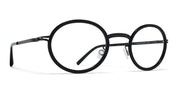 Ottica Mondello Roma - Mykita - 10089689 - BERTHOLD - A6 Black RX - stainless steel - shape Oval - Black - EYEWEAR - EYEGLASSES - Unisex,Uomo,Donna,Women,Men - lens  - Made In Germany