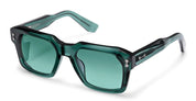 Ottica Mondello Roma - Akoni - AKS-535B-54 - PEGASUS-TWO - CRYSTAL EMERALD GREEN - Acetate, titanium - shape Squared - green - EYEWEAR - SUNGLASSES - Unisex,Uomo,Donna,Women,Men - lens Gradient green - Made In Japan