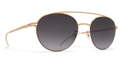 Ottica Mondello Roma - Mykita - 10091680 - REVA - POW1 / CHAMPAGNE GOLD - stainless steel - shape Aviator - Gold - EYEWEAR - SUNGLASSES - Unisex,Uomo,Donna,Women,Men - lens Gradient brown - Made In Germany