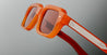 Ottica Mondello Roma - Jacques Marie Mage - JMMSN-6R - SANDRO - STINGRAY  - Acetate - shape Rectangular - orange - EYEWEAR - SUNGLASSES - Donna,Women - lens orange - Made In Japan