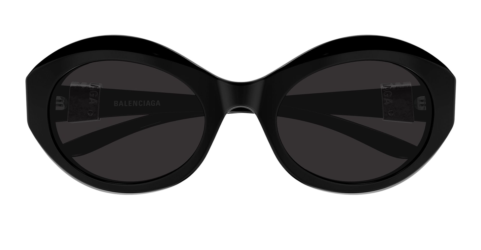  ASIAN SMART FITTING - Acetate - shape Round - Black - EYEWEAR - SUNGLASSES - Unisex,Uomo,Donna,Women,Men - lens Grey - Made In Italy