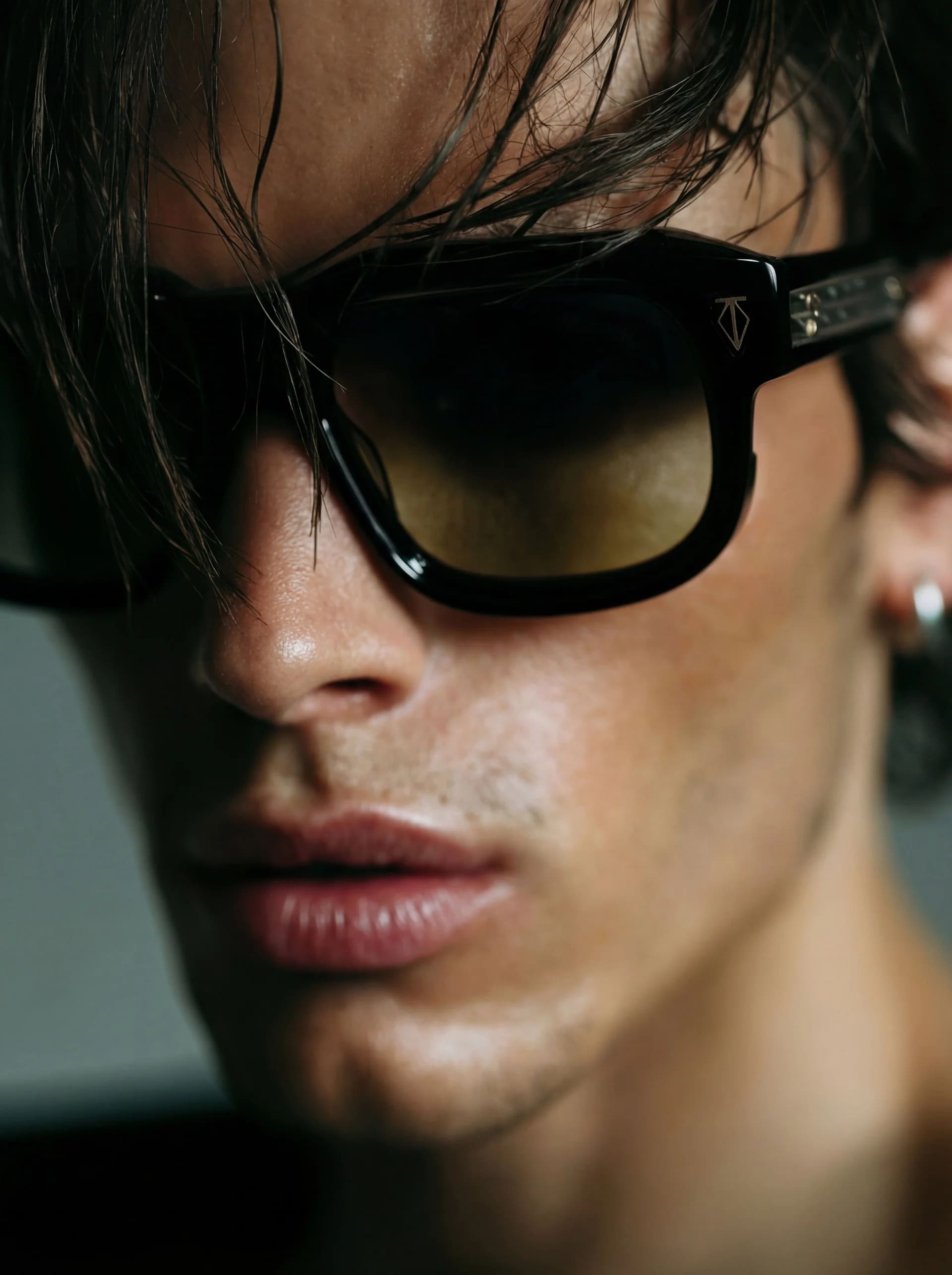 Ottica Mondello Roma - T HENRI - VLAE - VALOUR - PETRA - Acetate - shape Squared - Tortoise - EYEWEAR - SUNGLASSES - Unisex,Uomo,Donna,Women,Men - lens Gradient brown - Made In Japan
