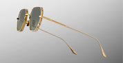Ottica Mondello Roma - Jacques Marie Mage - JMMRMT-12M - VERLAINE - MUSKET - Titanium - shape Octagonal - Gold - EYEWEAR - SUNGLASSES - Unisex,Uomo,Donna,Women,Men - lens Green - Made In Japan
