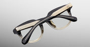 Ottica Mondello Roma - Jacques Marie Mage - JMMRFERX-3R - MATSU - BLACK FADE RX - ASIAN FIT - Acetate - shape Panto - Black - EYEWEAR - EYEGLASSES - Unisex,Uomo,Donna,Women,Men - lens Clear - Made In Japan