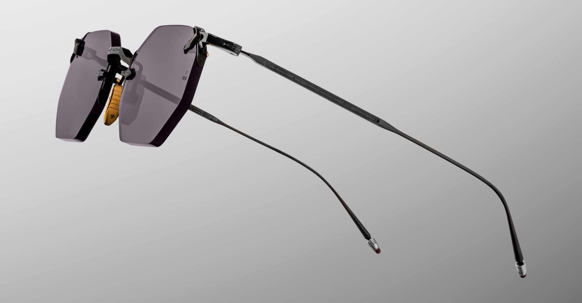 Ottica Mondello Roma - Jacques Marie Mage - JMMEO-88 - EL DORADO - BLACK - beta titanium - shape Octagonal - Black - EYEWEAR - SUNGLASSES - Unisex,Uomo,Donna,Women,Men - lens Black - Made In Japan