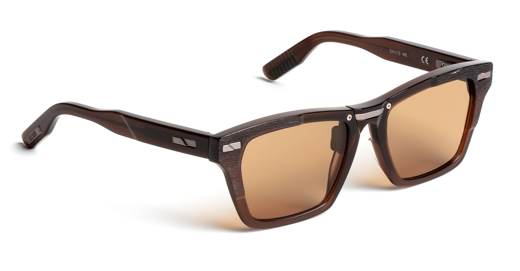  Light Brown Lens - Acetate - shape Squared - brown - EYEWEAR - SUNGLASSES - Uomo,Men - lens light brown - Made In Italy