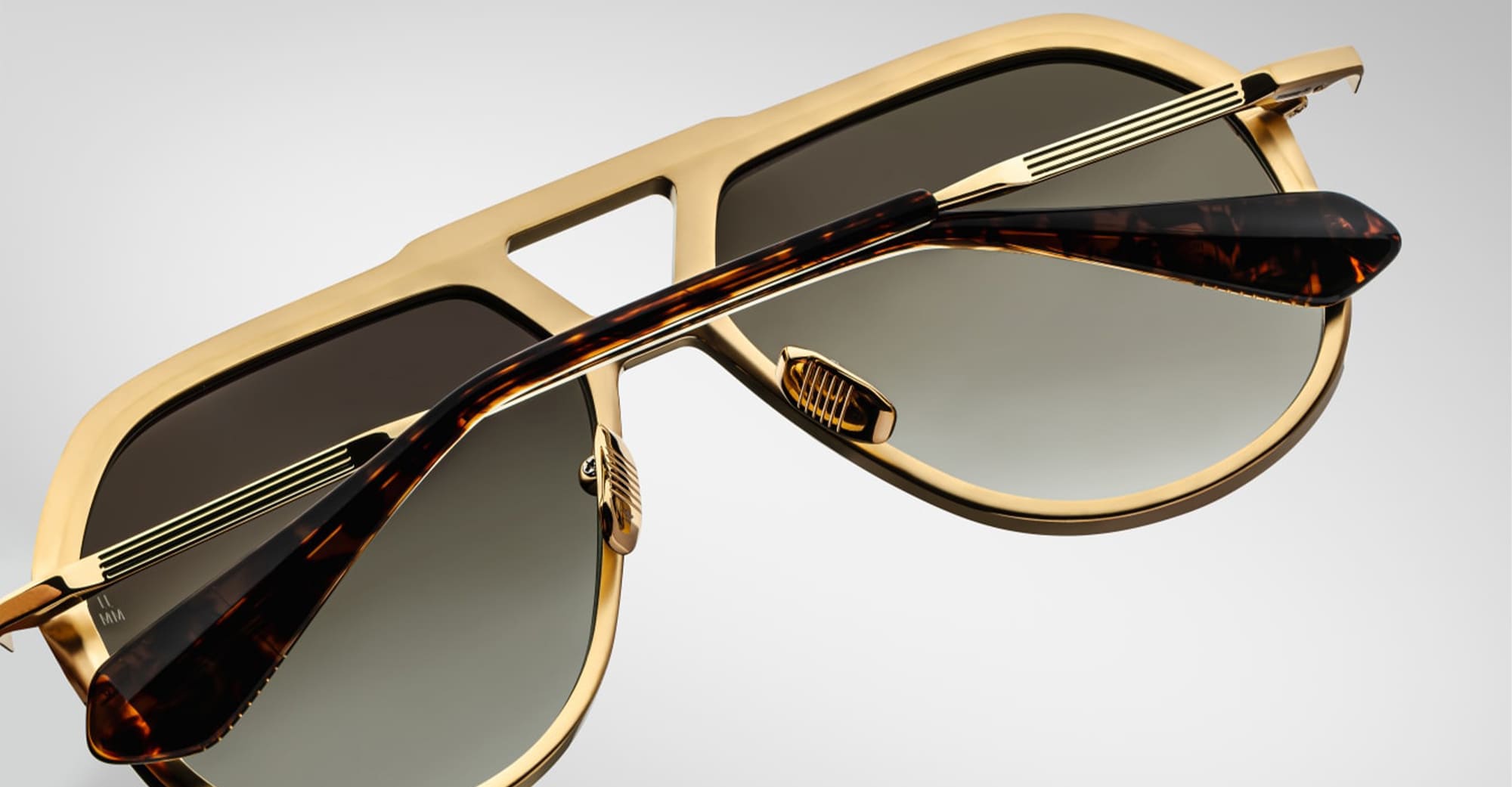 Ottica Mondello Roma - Jacques Marie Mage - JMMEK-18F - LOCKHEED - GENEVA - Titanium - shape Aviator - Gold - EYEWEAR - SUNGLASSES - Unisex,Uomo,Donna,Women,Men - lens Green - Made In Japan