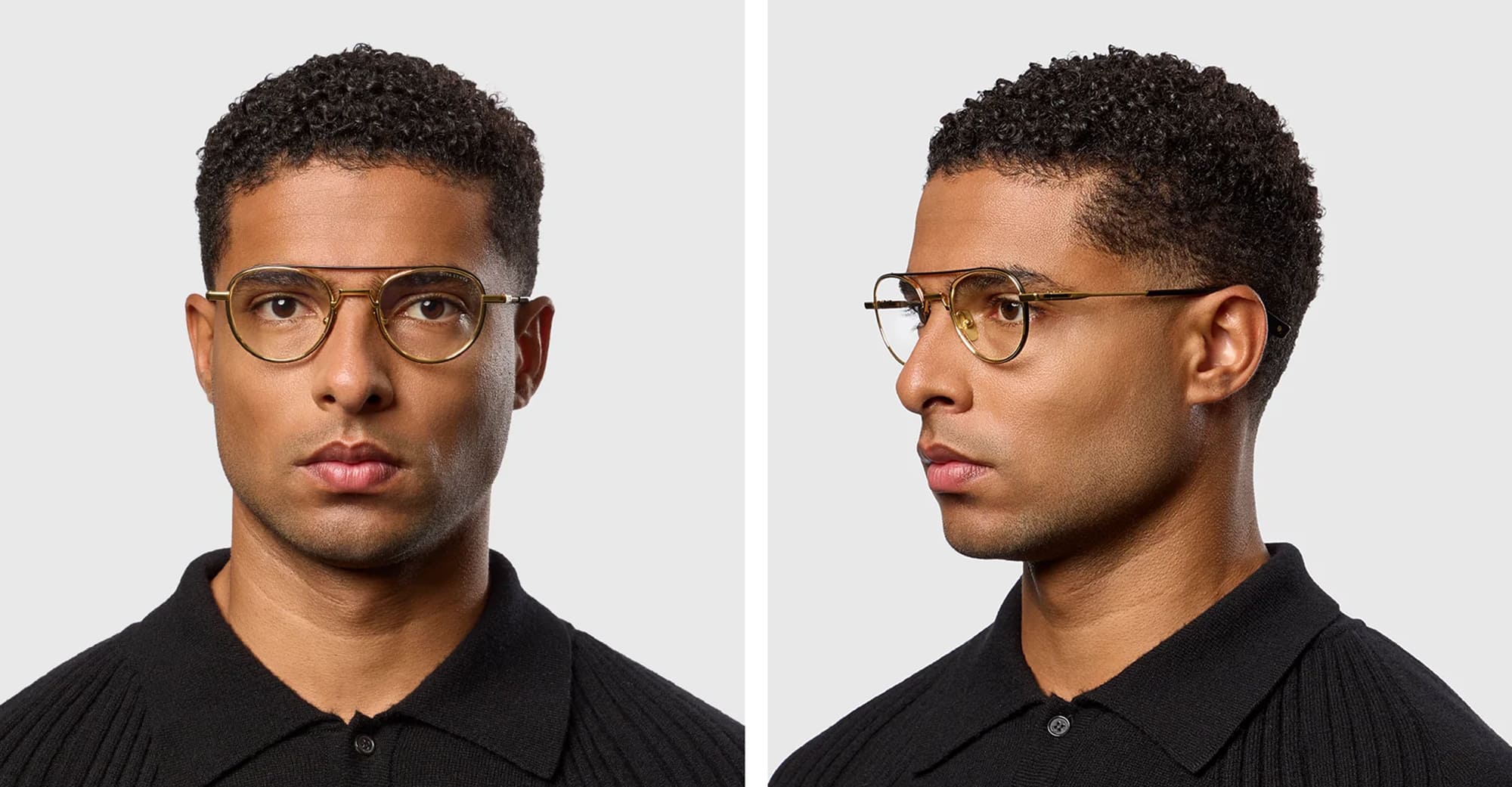 Ottica Mondello Roma - DITA - DTX189-A-01 - ETHYX-  BLACK IRON / YELLOW GOLD RX - titanium, acetate - shape Round - Black, Red - EYEWEAR - EYEGLASSES - Unisex,Uomo,Donna,Women,Men - lens Clear - Made In Japan