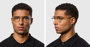 Ottica Mondello Roma - DITA - DTX189-A-01 - ETHYX-  BLACK IRON / YELLOW GOLD RX - titanium, acetate - shape Round - Black, Red - EYEWEAR - EYEGLASSES - Unisex,Uomo,Donna,Women,Men - lens Clear - Made In Japan