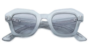 Ottica Mondello Roma - Jacques Marie Mage - JMMQE-15Z - EICHLER - SULFUR - Acetate - shape Squared - transparent beige - EYEWEAR - SUNGLASSES - Donna,Women - lens Grey - Made In Japan