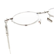 Ottica Mondello Roma - Kuboraum - KROH67TM000000OP - MASK H67 TM - TITANIUM RX - Titanium - shape Round - Silver - EYEWEAR - EYEGLASSES - Unisex,Uomo,Donna,Women,Men - lens Clear - Made In Italy