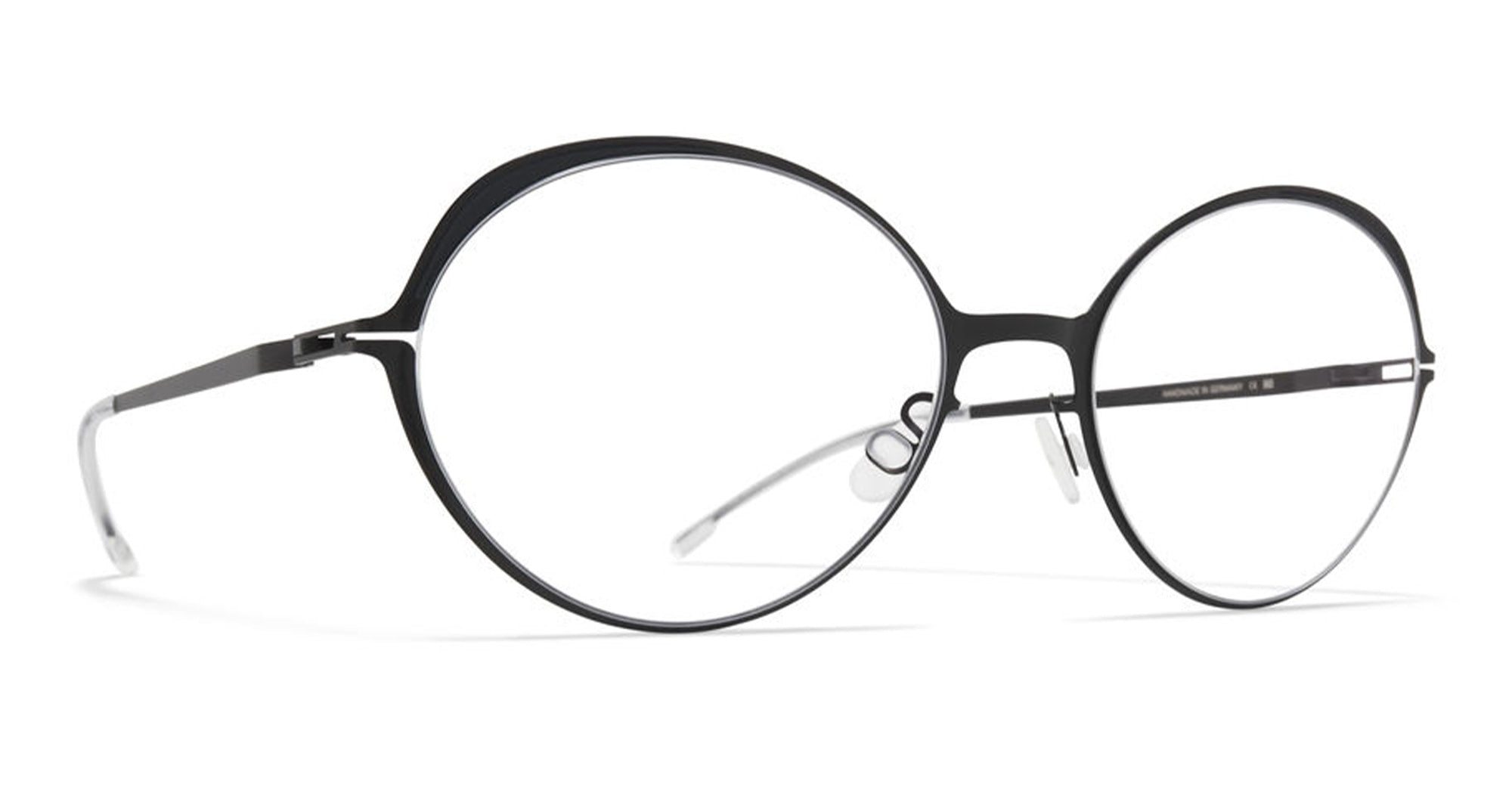  INDIGO RX - stainless steel - shape Round - Black, Blue - EYEWEAR - EYEGLASSES - Donna,Women - lens Clear - Made In Germany