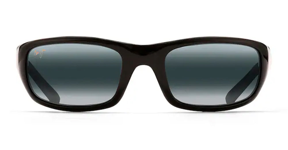 Ottica Mondello Roma - Maui Jim - MJ0103S-001 - STINGRAY - GLOSS BLACK / NEUTRAL GREY LENS - nylon - shape Rectangular - Black - EYEWEAR - SUNGLASSES - Unisex,Uomo,Donna,Women,Men - lens Grey - Made In Italy