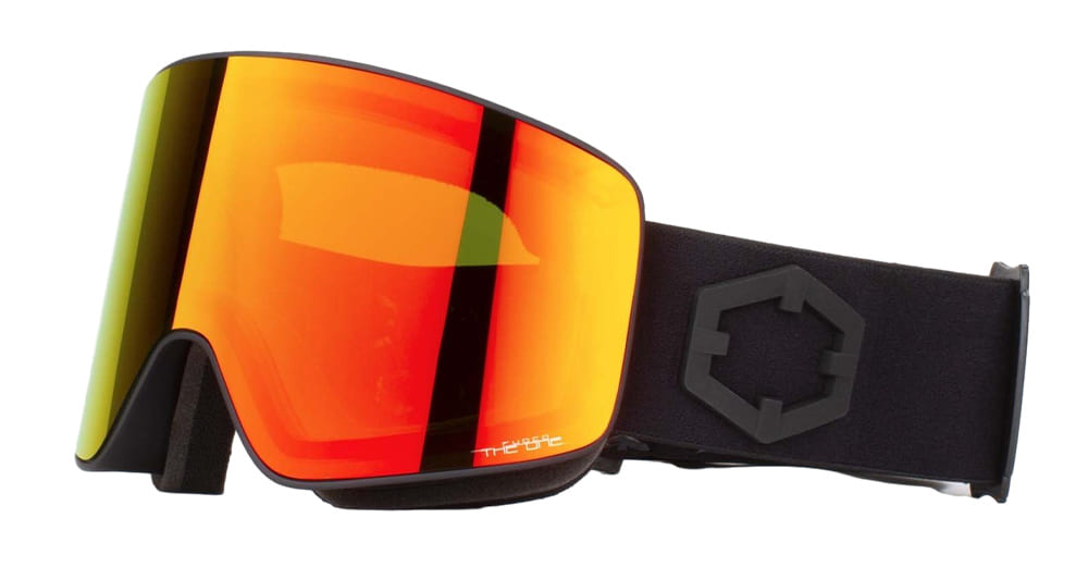 Ottica Mondello Roma - Out Of - 2G100212 - VOID - BLACK / THE ONE FUOCO LENS - nylon - shape Mask - Black - EYEWEAR - GOGGLES - Unisex,Uomo,Donna,Women,Men - lens red - Made In Italy