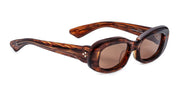 Ottica Mondello Roma - Jacques Marie Mage - JMMKT-18P - ANN - BOURBON - Acetate - shape Oval - Havana - EYEWEAR - SUNGLASSES - Unisex,Uomo,Donna,Women,Men - lens Brown - Made In Japan